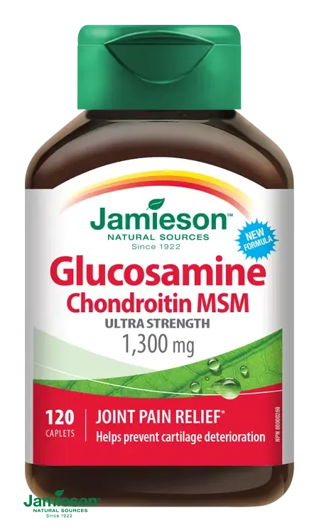 Jamieson Glukosamin Chondroitin MSM 1300 mg 120 tablet