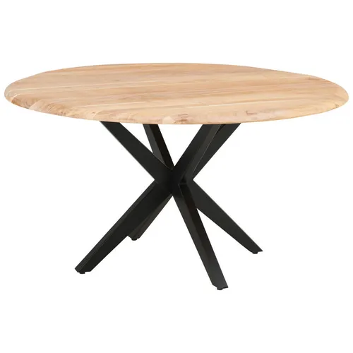 MID.YOU JÍDELNÍ STŮL, akácie, přírodní barvy, 140/76/140 cm