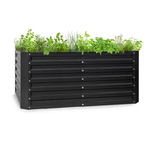Blumfeldt Blum High Grow Straight Jardinera elevada 120 x 60 x 60 cm 432 litros acero