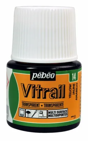 Barva na sklo Vitrail 45ml – 14 žlutá primární