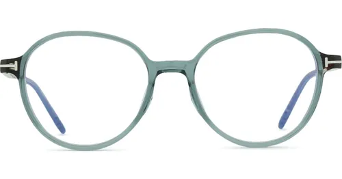 Tom Ford FT5910-B 084 52 - briller, rundt, til hende, grøn