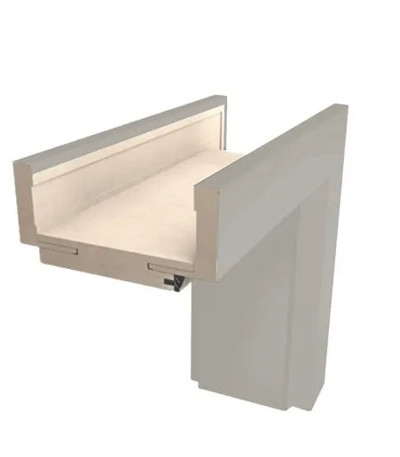 Obložková zárubeň Naturel 70 cm pre hrúbku steny 12-14 cm kašmír matný pravá O3KAS70P