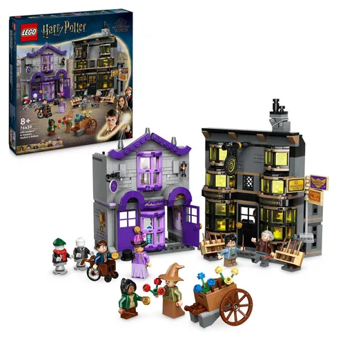 LEGO® Harry Potter™ 76439 Ollivanderov obchod a Obchod madame Malkinovej
