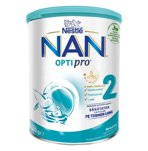 NAN OPTIPRO 2 HMO 800g – Lapte Praf Continuare 6-12 Luni | Nestle