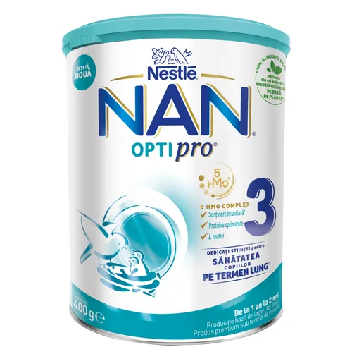 NAN OPTIPRO 3 HMO 400g – Lapte Praf Copii +1 An | Nestle