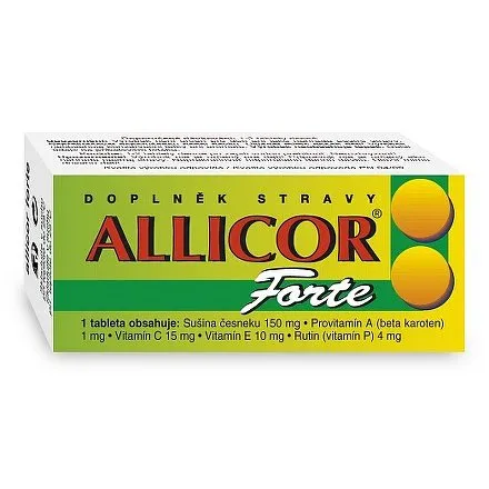 Naturvita Allicor Forte česnek+c+e+p+beta Tbl.60