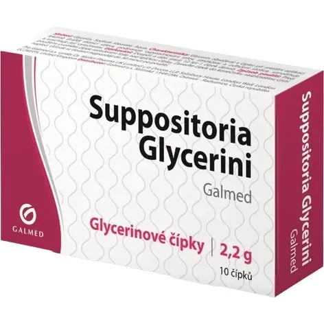 Suppositoria glycerini čípky 10x2.2g Galmed