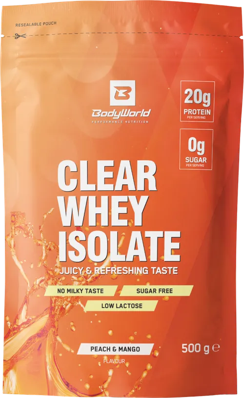 BodyWorld Clear Whey Isolate 500 g orange