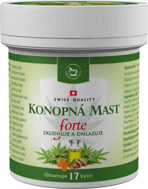 Herbamedicus konopná mast forte 125 ml