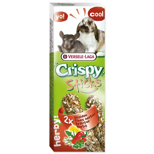 Tyčinky VERSELE-LAGA Crispy s bylinami pre králiky a činčily 110 g
