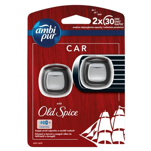 AMBI PUR Car Osvěžovač vzduchu do auta Old Spice 2 x 2 ml