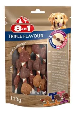 Pochoutka 8in1 triple flavour skewers (6ks)