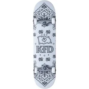 KFD Bandana Komplet Skateboard (Hvid)