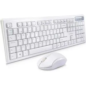 Andersson Anderson Silent trådlöst tangentbord och mus i vitt
