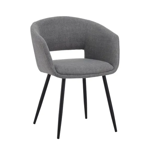 MID.YOU ŽIDLE S PODRUČKAMI, šedá