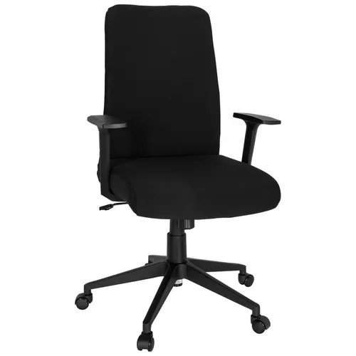 MID.YOU OTOČNÁ ŽIDLE, plochá tkanina, černá