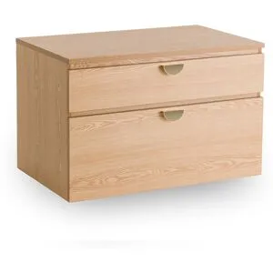 SO'HOME Meuble sous vasque suspendu L80 cm, Zohe