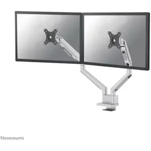 Support d'écran double Neomounts DS70-250SL2 Support double inclinable, rotatif et pivotable pour installer facilement vos moniteurs de bureau