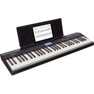 Roland GO:PIANO 61 (GO-61P) Piano Iniciação + 128 Vozes + 40 Sons + Estante + 61-Teclas Piano portátil
