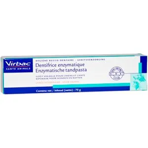 Virbac Dentifrice Enzymatique Chiens et Chats Gout Volaille 70 g