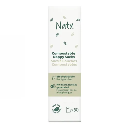 Naty Vrecká na plienky bez vône (50 ks)