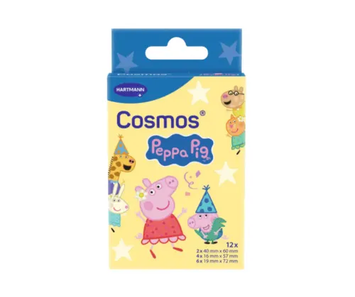 Cosmos dětská náplast Peppa pig 12 ks