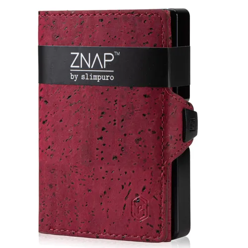 Slimpuro ZNAP Slim Wallet 12 Tarjetera monedero 8,9 x 1,8 x 6,3 cm (largo x grueso x ancho)  protección RFID