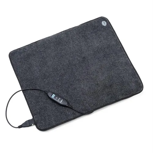 OneConcept Magic Carpet DLX Alfombra calefactora 60 x 70 cm 100 W 4 Temp. Temporizador antracita