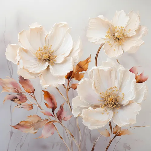 XXXL OBRAZ NA SKLE, květiny, 30/30/1,40 cm