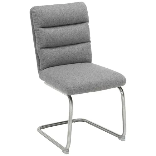 Novel HOUPACÍ ŽIDLE, šedá, barvy nerez oceli