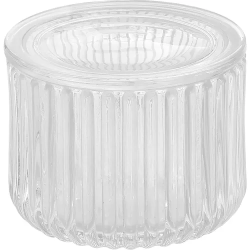 Homeware ZÁSOBNÍK NA KOSMETICKÉ TAMPON čiré