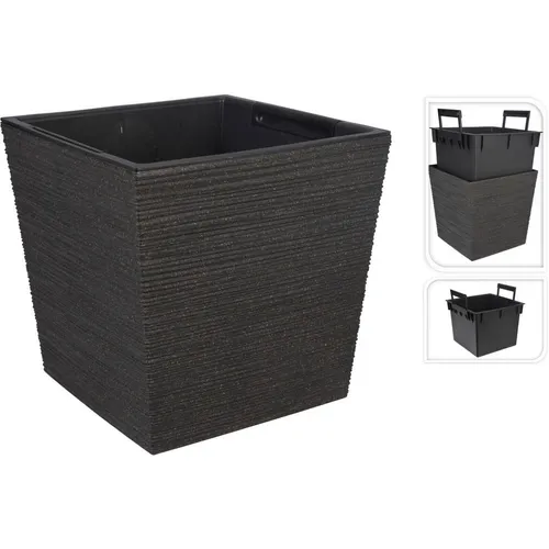 XXXL KVĚTINÁČ NA KVĚTINY textil, 23.5/24/24 cm