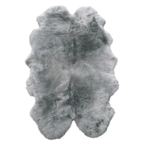 XXXL OVČÍ KOŽEŠINA, 105/180 cm, barvy stříbra