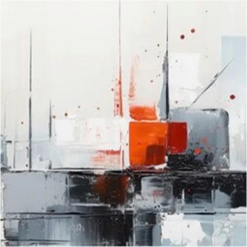 XXXL OBRAZ NA KOVU, abstraktní, 30/30/2 cm