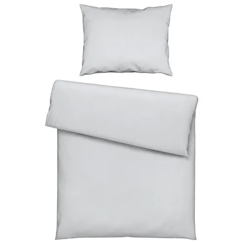 Novel POSTEĽNÁ BIELIZEŇ, satén, strieborná, 140/200 cm