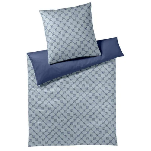 Joop! OBOUSTRANNÉ POVLEČENÍ, makosatén, světle modrá, tmavě modrá, 155/220 cm