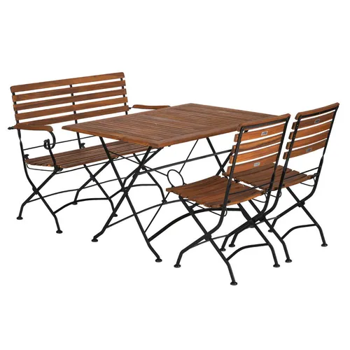 Gardenson ZOSTAVA ZÁHRADNÉHO NÁBYTKU drevo, kov