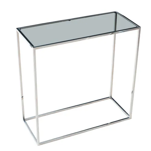 XXXL KONZOLOVÝ STOLÍK, strieborná, 80/33/80,5 cm