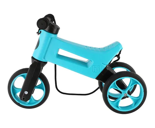 FUNNY WHEELS Odrážadlo Rider SuperSport 2v1 s popruhom tyrkys