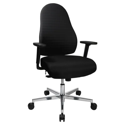 Dieter Knoll OTOČNÁ ŽIDLE, tkaná látka, černá