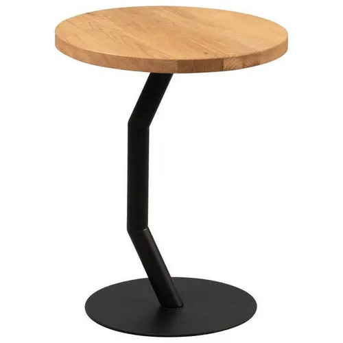 XXXL ODKLÁDACÍ STOLEK, divoký dub, černá, divoký dub