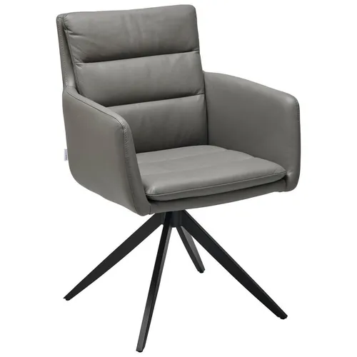 Livetastic ŽIDLE S PODRUČKAMI, ocel, tmavě šedá