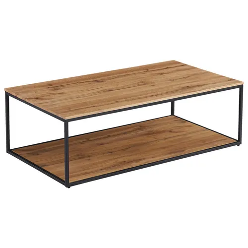 Ti'me KONFERENČNÝ STOLÍK, farba duba, čierna, kompozitné drevo, kov, 110/60/35 cm