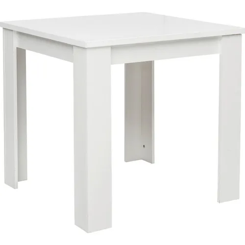 Carryhome JÍDELNÍ STŮL, bílá, 80/75/80 cm
