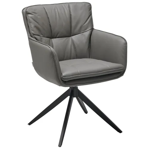 Livetastic ŽIDLE S PODRUČKAMI, ocel, tmavě šedá