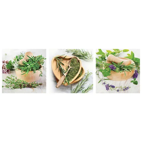 Euroart OBRAZ NA SKLE, jídlo a pití, 30/30 cm