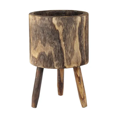 XXXL KVĚTINÁČ NA KVĚTINY dřevo, 22/34/22 cm