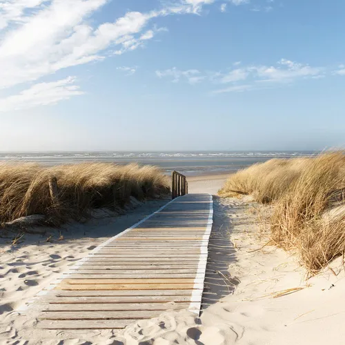 Euroart OBRAZ NA SKLE, pláž a moře, 20/20/1,40 cm