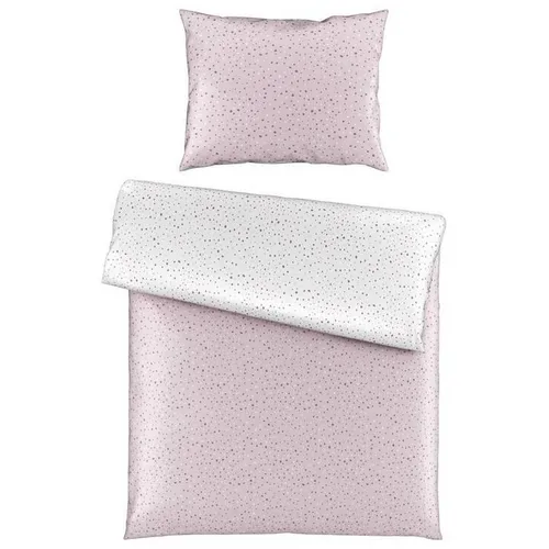 Esposa OBOJSTRANNÁ POSTEĽNÁ BIELIZEŇ, satén, ružová, 140/220 cm