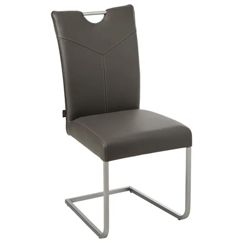 Novel HOUPACÍ ŽIDLE, hnědá, barvy nerez oceli